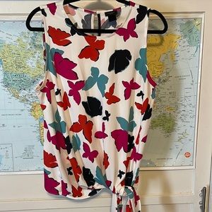 Multi-Color Butterfly Tank Top